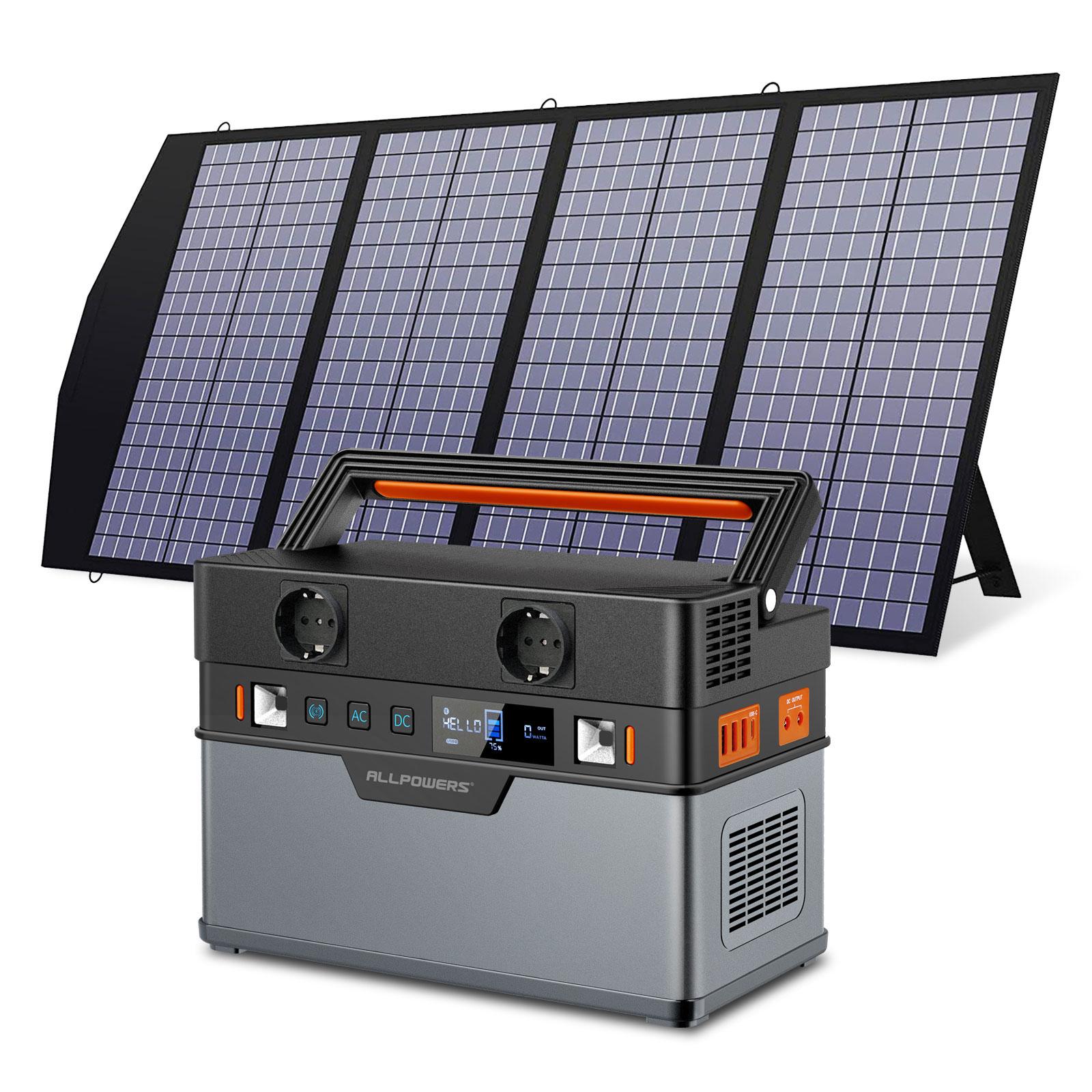ALLPOWERS station, panneau solaire et générateur solaire